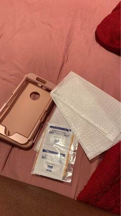 iPhone 7 Plus case and tempered glass