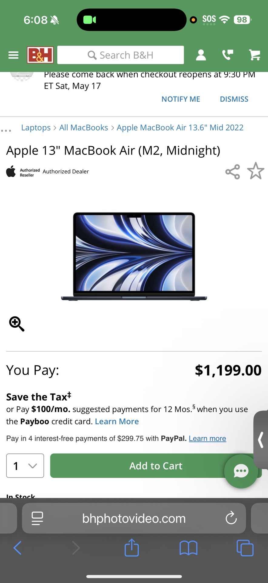MacBook Air 13”