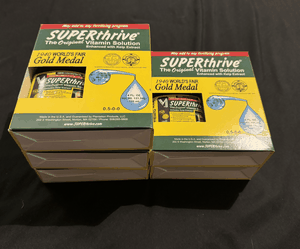 Brand new SUPERthrive Original Vitamin Solution — 5 bottles total.