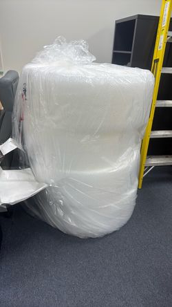 Large Roll of Uline Clear Economy Bubble Wrap 12" x 750", 3/16", Perforated. $70 per giant Roll. 3 Rolls Available.