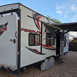 2017 Pacific Coachworks Powerlite FS21
½ Ton Towable Toy Hauler