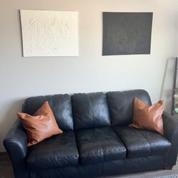Genuine Leather Couch