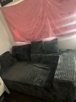 Fluffy couch