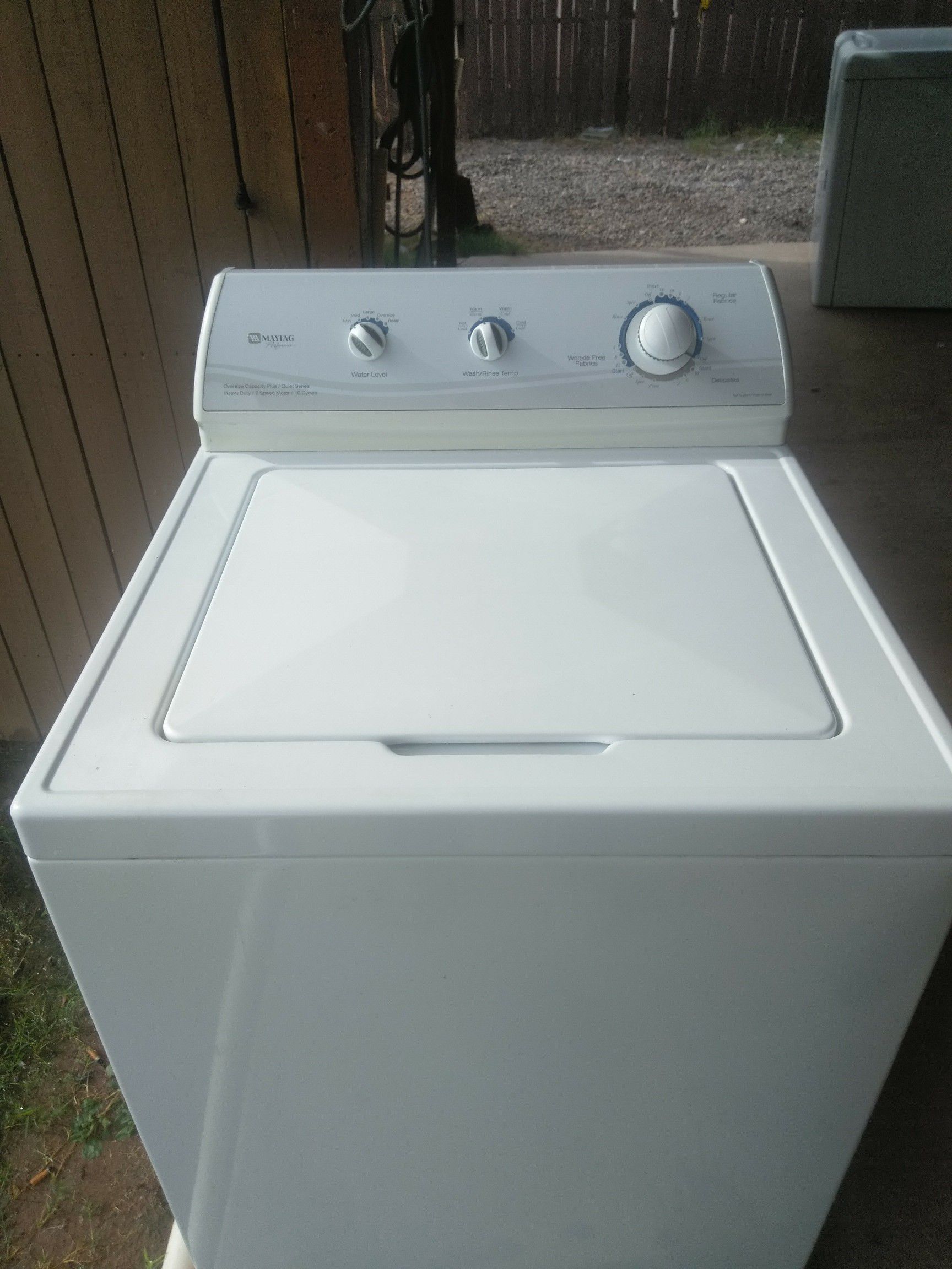 Washer Maytag performa super King size capacity plus with warranty 3 months warranty delivery available$180