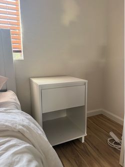 2 White Nightstands - Target