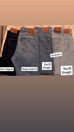 Levis and A&F jeans