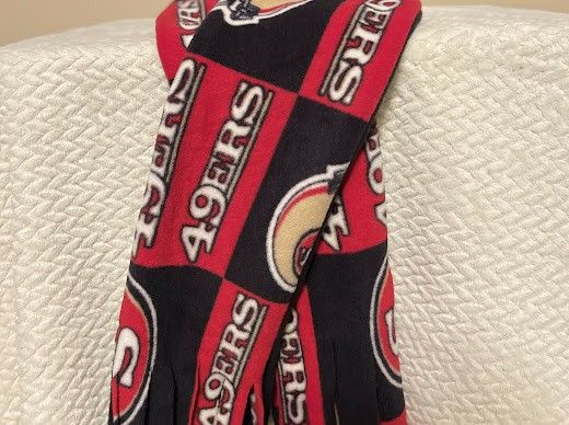 49ers Fringed Scarf