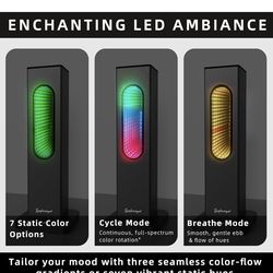 Diffuser 1000 Sq Ft Coverage, Scent Diffusers for Home 3 Dynamic Gradient Modes with 7 Lights