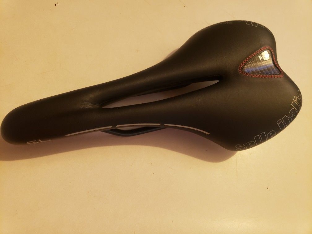 Selle Italia SL Fiberglass Manganese Leather Bicycle Seat 
