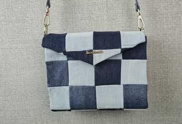 Handmade Denim Handbag 