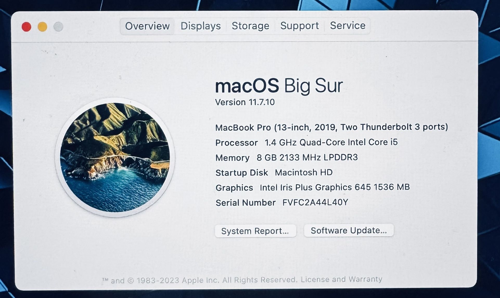2019 | 13” MacBook Pro | 128GB | Space Grey