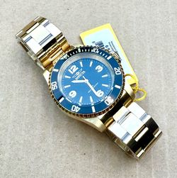 Invicta Men's Watch 50 Meters WR Gold Tone Stainless Steel - New with Box