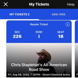 Chris Stapleton Concert Tickets