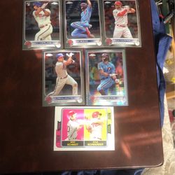 Philadelphia Phillies Baseball Cards All In Mint Condition! 