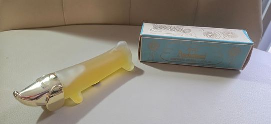 Vintage Avon daschund perfume bottle