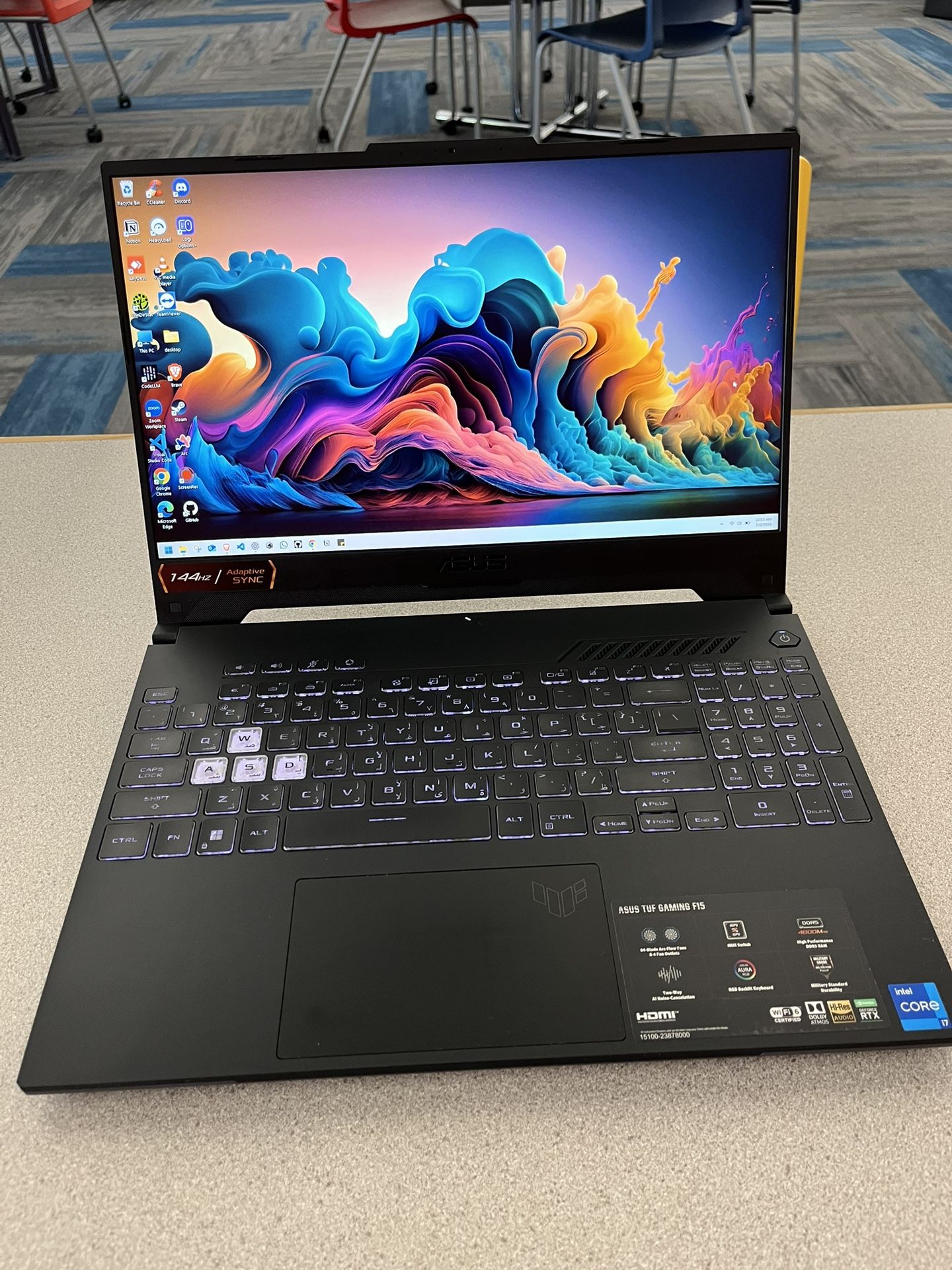 Selling my ASUS Tuf F15 Laptop