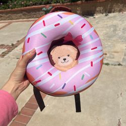 Tidy bear donut backpack for little girl
