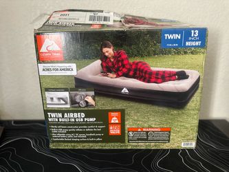 Ozark Trail Twin Airbed with Built-In USB Pump