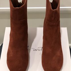 Coldwater Creek Suede Wedge Boots