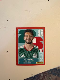 Raul Jimenez 2026 Panini Red Sticker
