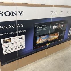 SONY 77” OLED BRAVIA 8 SMART TV 2025 MODEL! BRAND NEW SEALED IN BOX! PRICE FIRM! DELIVERY AVAILABLE 