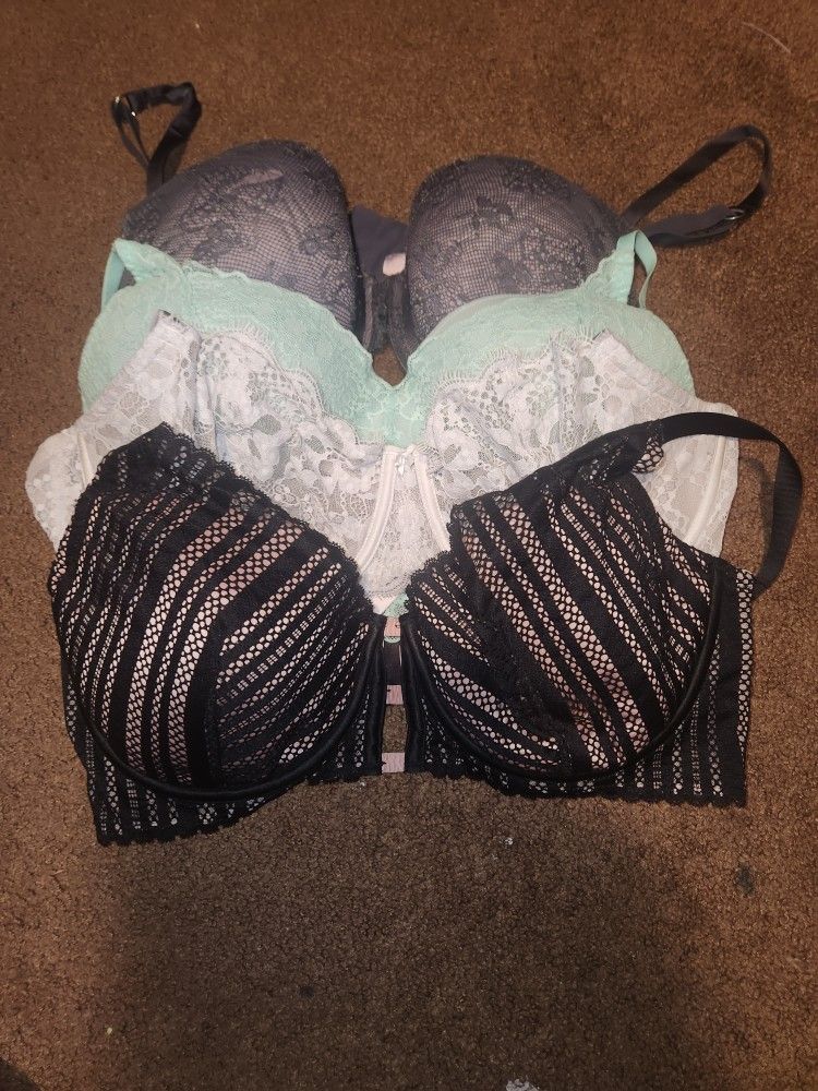 Victoria Secret 4 Bra Bundle Size 38DD