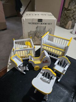 Sears Dollhouse Nursery Room Set No. 49-14133