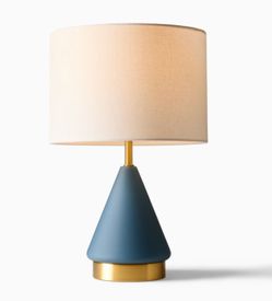 Metalized glass 2024 usb table lamp