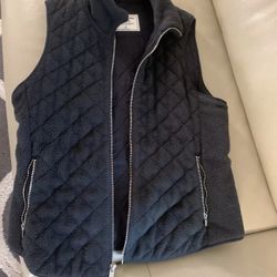 Abercrombie And Fitch Black Fleece Vest Medium 