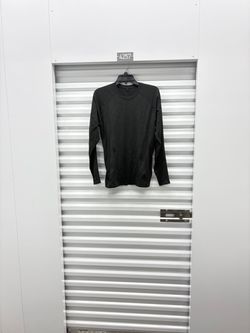 Black Long Sleeve Crewneck Shirt