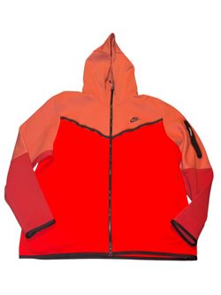 Nike Tech Fleece Mens 2XL Red Sweatshirt 