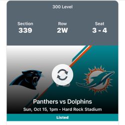Dolphins V Carolina With Orange Parking