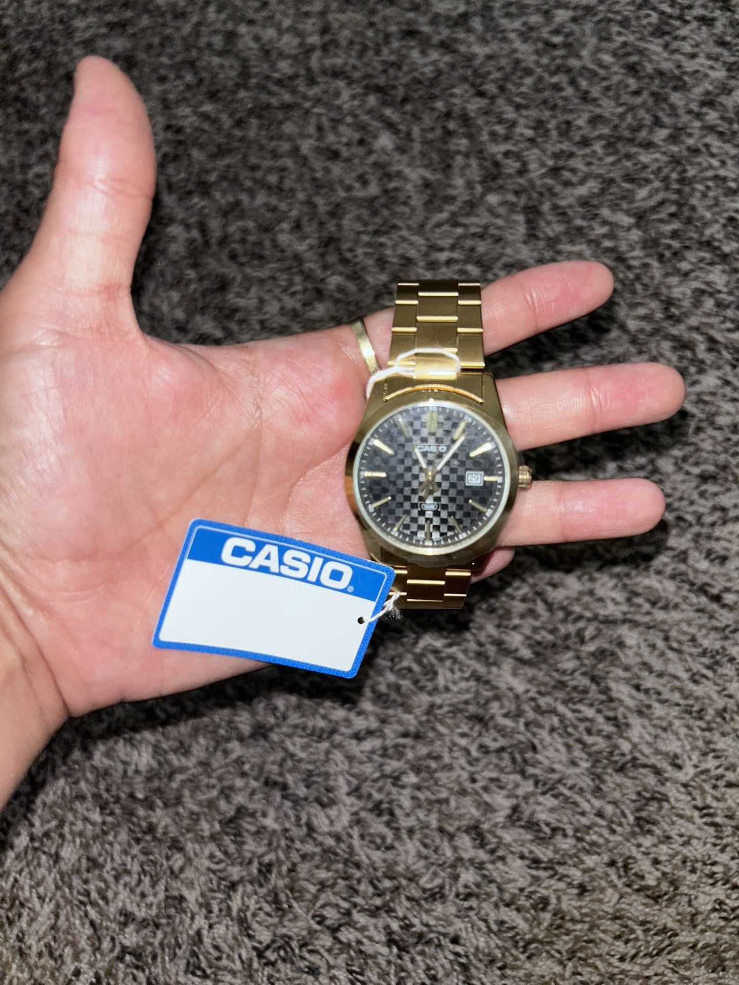 Gold Casio Watch