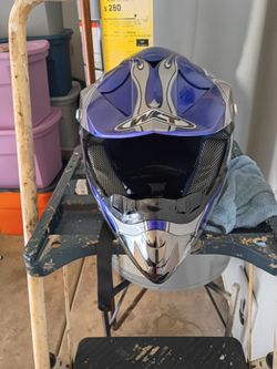 mini dirt bike with helmet