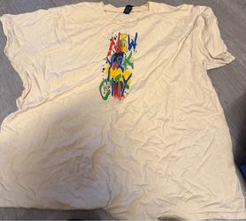 Beige New York City Graphic T-Shirt