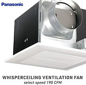 Panasonic FV-20VQ3 WhisperCeiling 190 CFM Ceiling Mounted Fan

