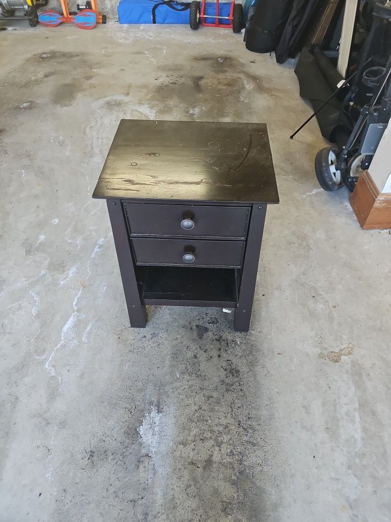 Solid Wood End Table