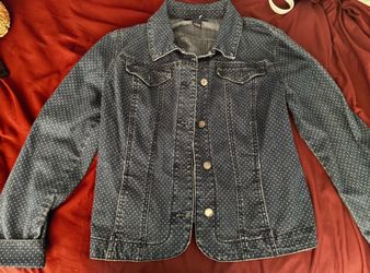 Women’s Polka dot jean jacket