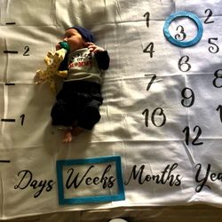 Milestone Blanket For Pictures 