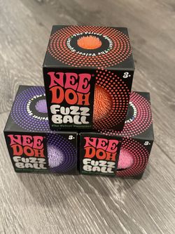Needoh Fuzz Ball The Velvet Squeeze Authentic