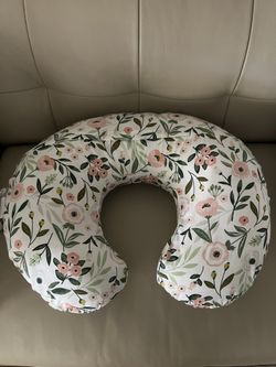 Nursing Pillow- Boppy Pink Garden Flowers