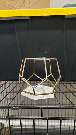 Candle Holder with Marble Base