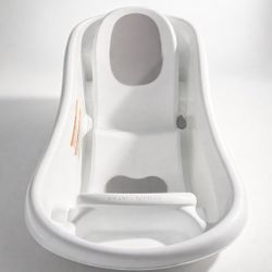 Infant + Toddler Bath Seat Insert / Baby Bath Support (White) Title (ES): Asiento para baño de bebé (infante + niño pequeño) / soporte de baño (blanco