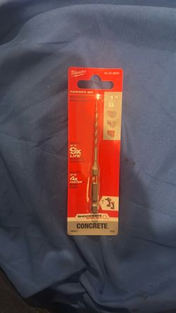 Milwaukee concrete drill bit brand new