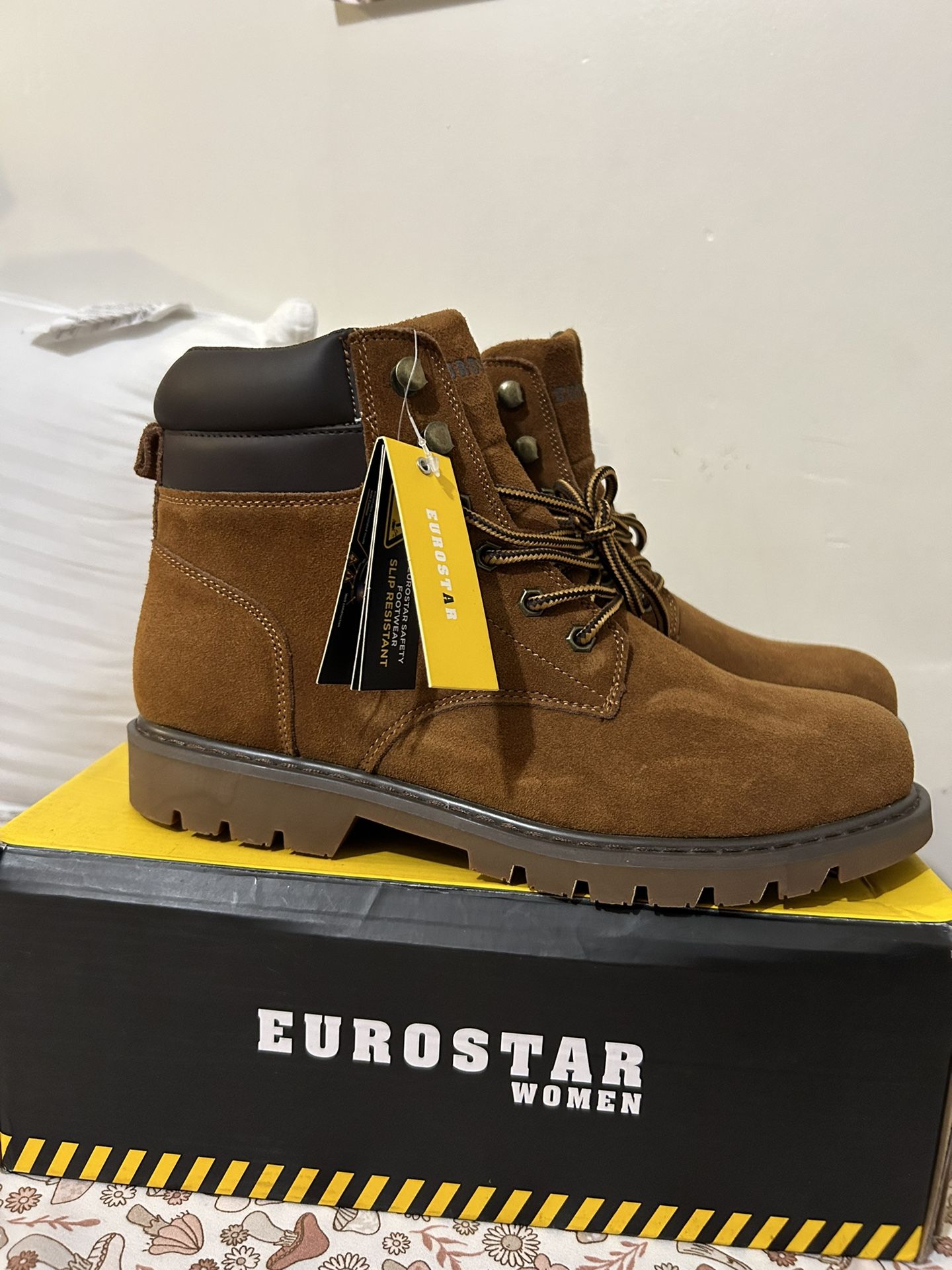 Work Boots Eurostar (women US Size 10) for Sale in Inglewood, CA OfferUp