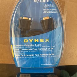 Dynex PC Monitor Extension Cable