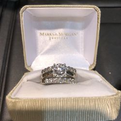Wedding Rings 1 & 3/4 ct. Total Weight White Gold