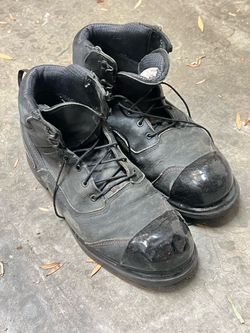 Red wings boots