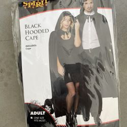 Vampire Black Hooded