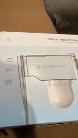 Filtered water pitcher